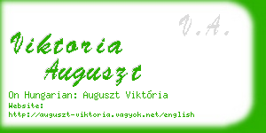 viktoria auguszt business card